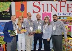 A happy SunFed team. As of next May, the company will offer Hermosillo-grown grapes. It’s a boutique 6-week program. Pictured from left to right are Craig Slate, Gretchen Kreidler Austin, Matt Mandel, Eduardo Herbst, Denise Quiroga and Frank Camera.